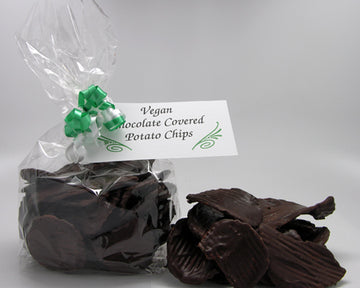 vegan chocolate covered potato chips