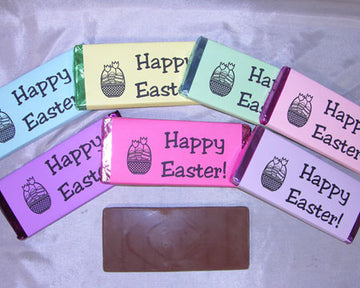 Large Happy Easter candy bar