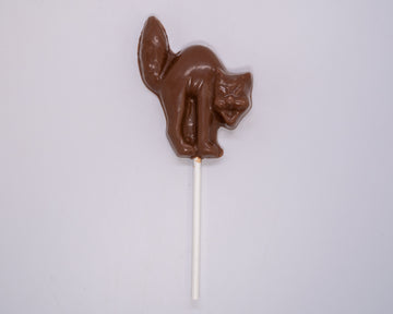 chocolate cat lollipop