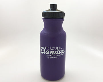 Hercules Candy logo water bottle